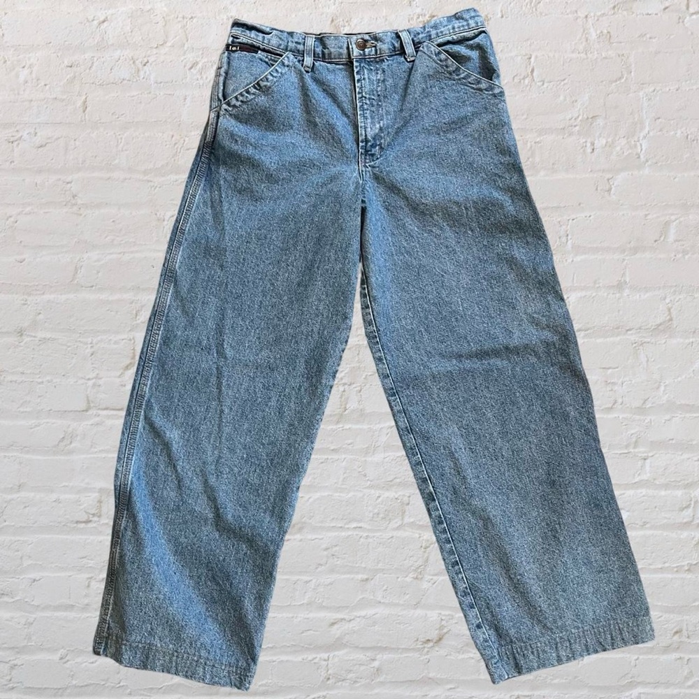 Women's Life Energy Intelligence (LEI) Blue Denim Wide-Leg Jeans
